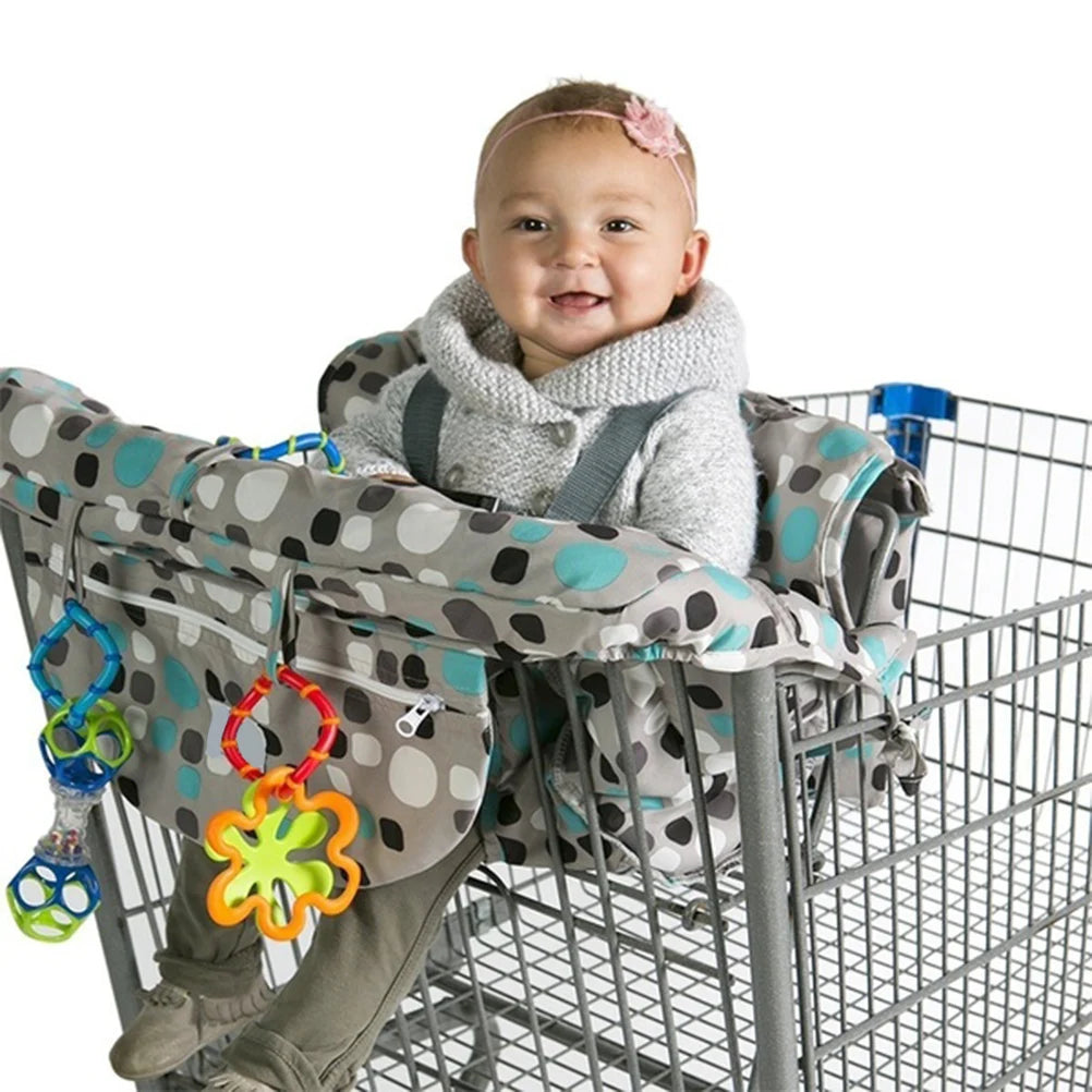 Foldable Baby Shopping Cart Cover Cushion Infant Trolley Chair Seat Mat Washable Seat Cover Protector