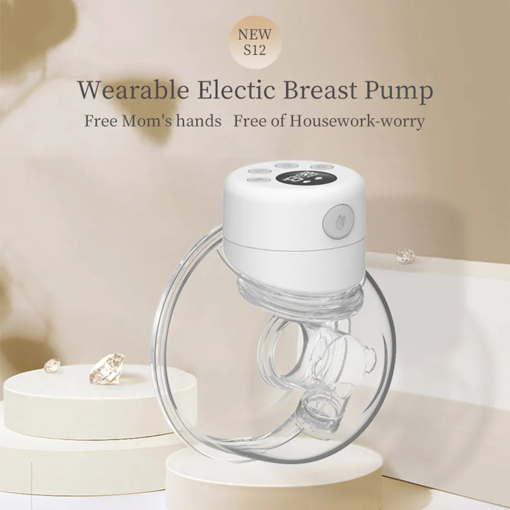 Wearable Electric Breast Pump Silent Invisible Hands Free Breast Pump BPA-free