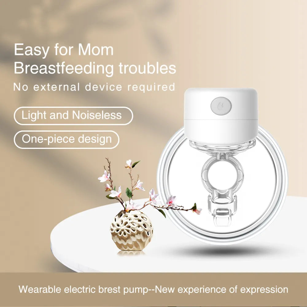 Wearable Electric Breast Pump Silent Invisible Hands Free Breast Pump BPA-free